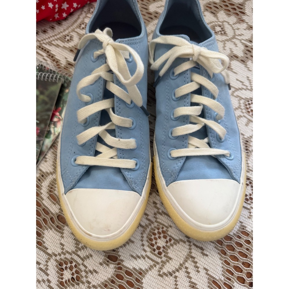 Converse All Star Low Top Sneakers Light Blue 570306F Womens 8